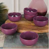 Keramika Purple Cloud Snack / Sauce Bowl 8 Cm 6 Pieces