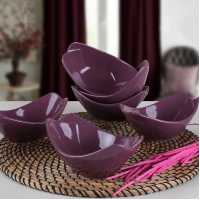 Keramika Purple Greenhouse Snack / Sauce Holder 16 Cm 6 pcs