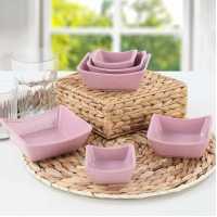 Keramika Violet Sandal Cookie/Sauce Bowl 8/10/12 Cm 6 Pieces