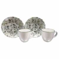 Tulu Porcelain Cup Set Patterned Set of 2 Water Green