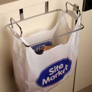 Cabinet Door Practical Trash Bag Holder