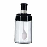 Glass Spice Holder with Spoon Quantity