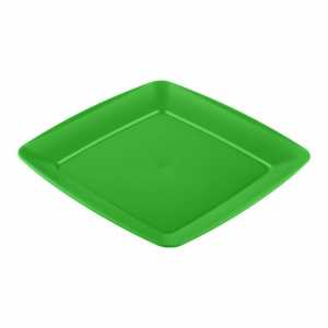 Hobbylife Serving Plate Square Green