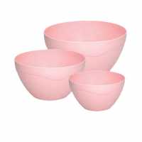 Round Bowl Set - Pink