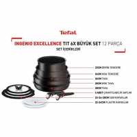 Tefal Ingenio Excellence Titanium 6X Large Set 12 Pcs