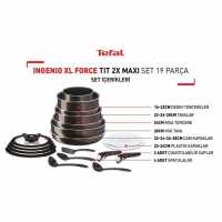 Tefal Ingenio XL Force Titanyum 2X Maxi Set 19 Parça