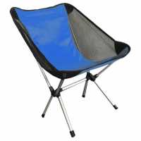 Katlanabilir Alüminyum Kamp Sandalyesi Mavi