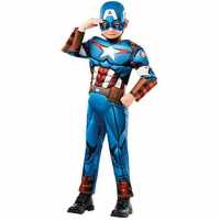 Kaptan Amerika Çocuk Kostümü Mavi