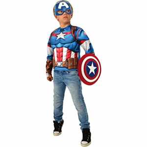 Captain America Kids Single Top Costume