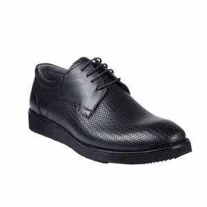 Elegante Scalea Nero Men's Shoes Black