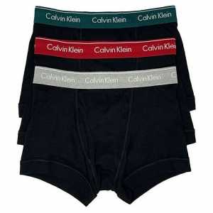 Calvin Klein  NB4002-941 Erkek Boxer 3'lü Çok Renkli