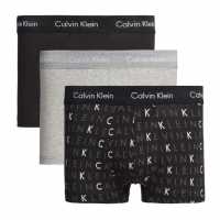 Calvin Klein U2664G-YKS 3'lü Erkek Boxer Renkli