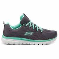 Skechers Unisex Shoes Gray Green