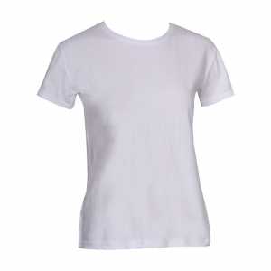 Silk & Blue Kadın Basic T-shirt Beyaz