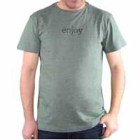 Unisex Printed T-Shirt Melange Green