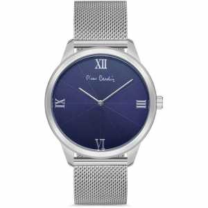 Pierre Cardin 800051F303 Men's Wristwatch Silver Navy Blue