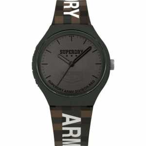 Superdry SYG251E Men's Wristwatch Black Brown White