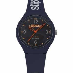Superdry SYG54U Men's Wristwatch Navy Blue White