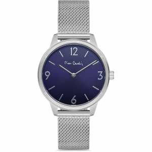 Pierre Cardin 800062F501 Women's Wristwatch Silver Navy Blue