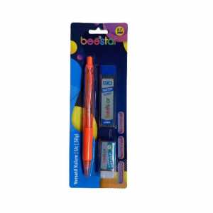 Beestar Versatil Pen+Nib+Eraser Set Orange