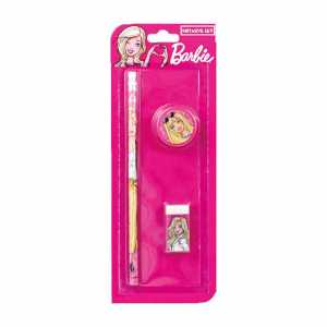 Barbie Licensed Pencil Eraser Sharpener Set