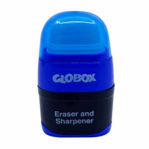 Globox Pencil Sharpener Eraser Set Blue