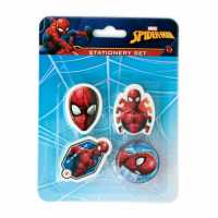 Spiderman 3 Eraser + Sharpener Set Light Blue