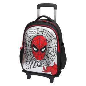Salto Spiderman Primary School Bag with Squeegee