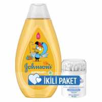 Johnson's Baby Shampoo 500 Ml+Ear Stick 100 Pcs 1 Piece
