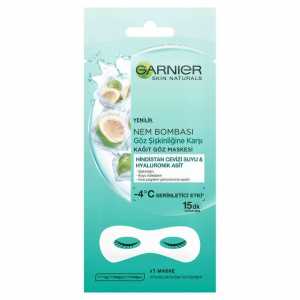 Garnier Göz Şişkinliğine Karşı Kağıt Göz Maskesi - Hindistan Cevizi Suyu
