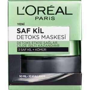 L'Oreal Maske Detoks Saf Kil Işıltı 50 Ml