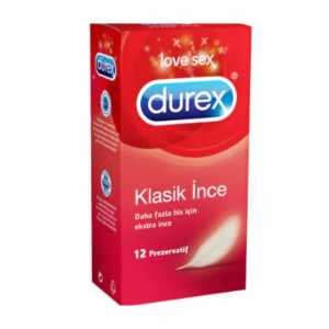 Durex Condom Classic Thin 12 Pack