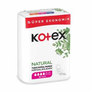 Kotex Natural Hijyenik Ped Ultra Uzun 18'li