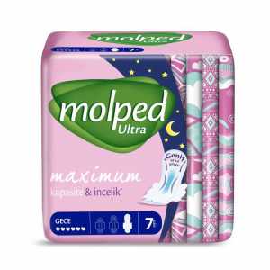 Molped Hygienic Pad Ultra Night 7 Pack