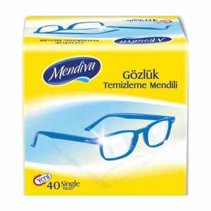 Mendiva Glasses Cleaning Wipes 40 Pcs