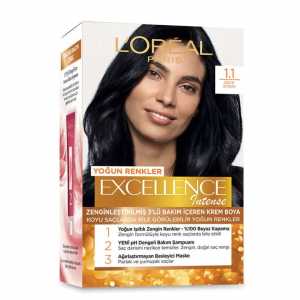 L'Oreal Excellence Hair Color Intense Black 1.1