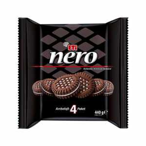 Eti Nero Bisküvi Kremalı Kakaolu 4x110 G