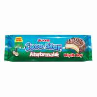 Ülker Coco Star Chocolate Covered Coconut Filled Biscuit 7x22 G