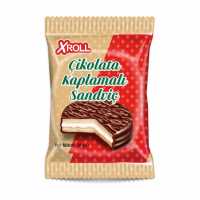 Xroll Biscuit Chocolate Covered Marshmallow 30 G