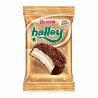 Ülker Halley Biscuits Chocolate Coated Marshmallow 30 G