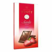Vince Chocolate with Milk Strawberry Particles 70 G