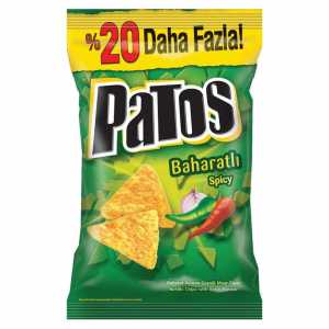 Patos Baharatlı Mısır Cipsi 167 G