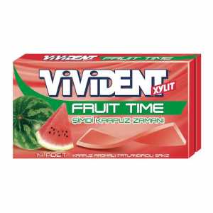 Vivident Fruit Gum Watermelon Flavored 26 G