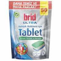 Brid Ultra Bulaşık Makinesi Tableti 50'li