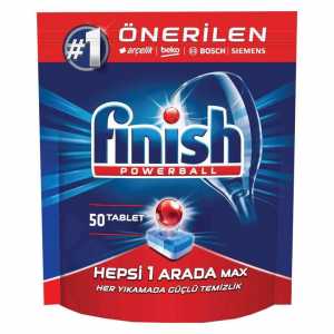 Finish Dishwasher Tablet All-in-One 50 Pack