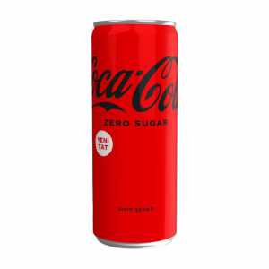 Coca Cola Zero Sugar Carbonated Drink 330 Ml