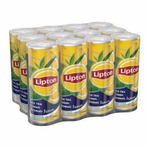 Lipton Buzlu Çay Limon 12x200 Ml