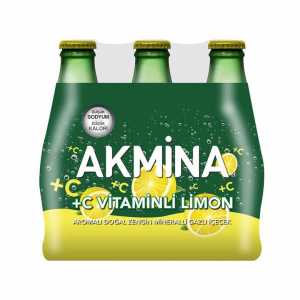 Akmina Maden Suyu +c Vitaminli Limonlu 6X200 Ml