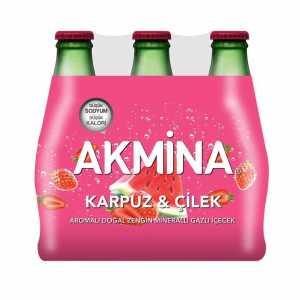 Akmina Mineral Water Watermelon Strawberry 6x200 Ml