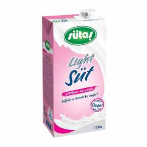 Sütaş Süt Light (en Az %0,1 Yağlı) 1 L